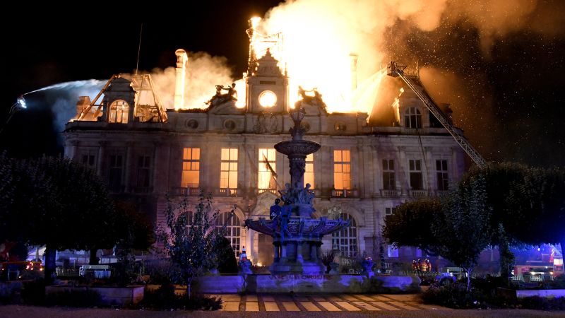 French President Macron vows to hold accountable those who “tried to destroy the republic” during mass protests