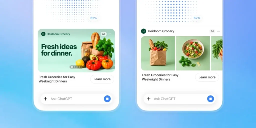 OpenAI launches visual ads displayed alongside image generation results
