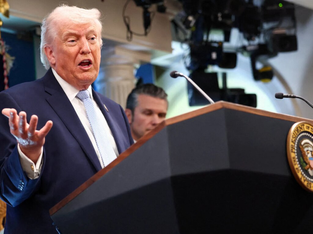 President Trump says he may move the White House press corps to a new location | Donald Trump News